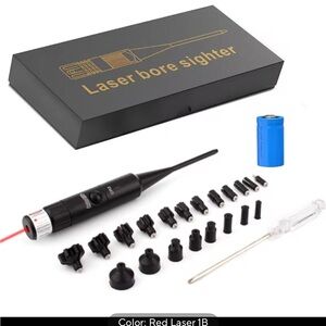 Laser Bore Sighter with Red Laser